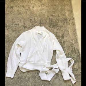 Ballet white sweater